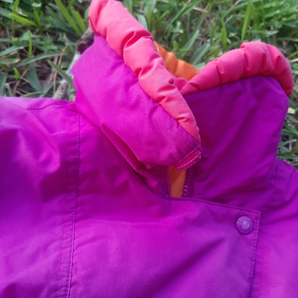 VTG Edelweiss Jacket Ski Color Block Kangaroo Pink - Picture 5 of 11